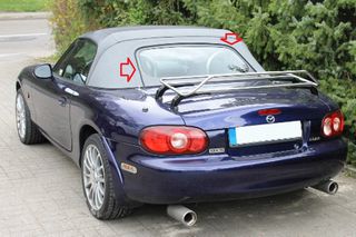 ΜΕΓΑΛΗ ΠΡΟΣΦΟΡΑ ΝΕΕΣ ΤΙΜΕΣ  !!!  MAZDA-BMW-AUDI-VW-MINI ΚΟΥΚΟΥΛΕΣ MOHAIR / VINYL SOFT TOP ΣΕ  ΜΑΥΡΟ - ΜΠΟΡΝΤΩ - ΜΠΛΕ *Εγγύηση  *-thumb-35