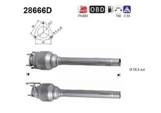ΚΑΤΑΛΥΤΗΣ CITROEN JUMPER 2.2 HDi 2006-             KARALOIZOS exhaust