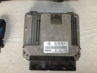 Volkswagen Golf 5 '04 - '08 1,6 16v Fsi Σετ Εγκέφαλος Immobilizer Από Κινητήρα BAG-thumb-1