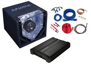 Crunch subwoofer kit 700watt  Ενισχυτής   Υπογούφερ   Σετ καλωδίων 