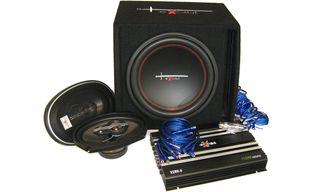 Πακέτο ήχου Excalibur X2 1000 Watt Σετ ηχείων Ενισχυτής   Υπογούφερ   Σετ καλωδίων  