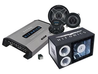 Hifonics Audio Set 1000 watt 16,5 cm ηχεία Σετ ηχείων Ενισχυτής   Υπογούφερ   Σετ καλωδίων  