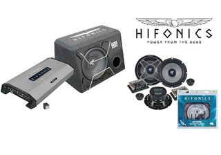 Hifonics Audio set 800 watt 4 κανάλια Σετ ηχείων Ενισχυτής   Υπογούφερ   Σετ καλωδίων  