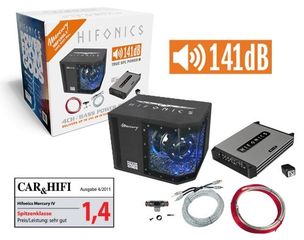 Hifonics mercury bass power package  Ενισχυτής   Υπογούφερ   Σετ καλωδίων  