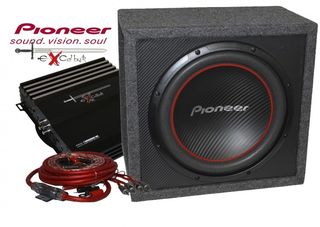 Σετ ήχου Πακέτο PIONEER 304k-500.2 Ενισχυτής   Υπογούφερ   Σετ καλωδίων  
