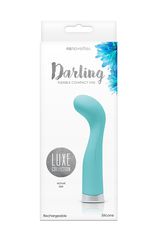 Εύκαμπτος Δονητής Luxe Darling, γαλάζιο-thumb-1