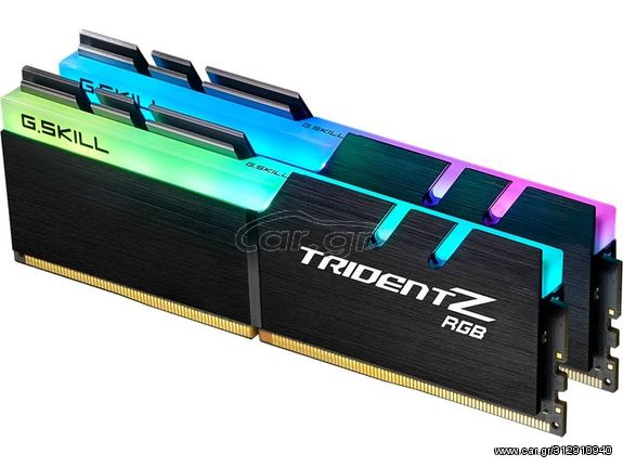 G.Skill Trident Z RGB 64GB DDR4 RAM με 2 Modules (2x32GB) και Ταχύτητα 4400 για Desktop (F4-4400C19D-64GTZR) - Πληρωμή και σε έως 9 δόσεις