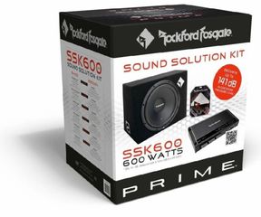 Rockford Σετ ήχου Πακέτο Rockford Fosgate SOUND SOLUTION KIT SSK600mkII  Ενισχυτής   Υπογούφερ   Σετ καλωδίων  
