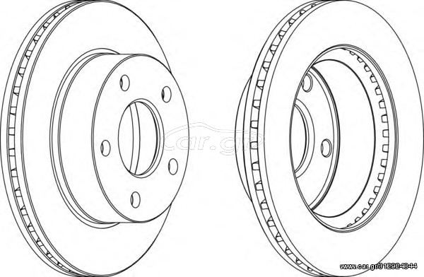 ΔΙΣΚΟΠΛΑΚΑ ΕΜ. ΑΕΡ. FORD P100 (NORRBIT)