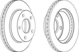 ΔΙΣΚΟΠΛΑΚΑ ΕΜ. ΑΕΡ. FORD P100 (NORRBIT)