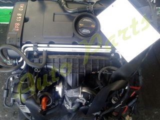 ΚΙΝΗΤΗΡΑΣ  VW / SEAT / SKODA / AUDI 2.000cc TDI  , 140ps / 4000Rpm , 160.000km ( 6 ΜΗΝΕΣ ΓΡΑΠΤΗ ΕΓΓΥΗΣΗ ) , ΚΩΔ.ΚΙΝ. BKD , ΑΡ.ΚΙΝ. 023819 , ΜΟΝΤΕΛΟ 2005-2010