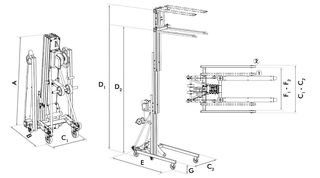 GUIL Toro E-501/C | Ανυψωτικό υλικών | KAPOUNTALIS - GUIL-thumb-4
