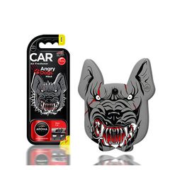 Aroma Car Άρωμα Κρεμαστό Angry Dogs Pitbull Black