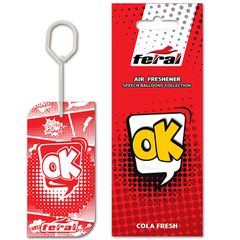 Αρωματικό Αυτοκινήτου Κρεμαστό Feral Speech Collection Ok 1 Τεμάχιο