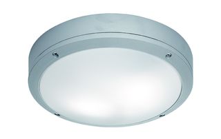 Πλαφονιέρα Γκρί Round Leros 4049200 VIOKEF