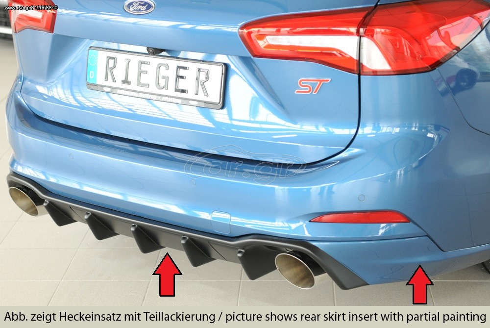 ΟΠΙΣΘΙΟ DIFFUSER RIEGER FORD FOCUS 4 ST/ST LINE TURNIER.