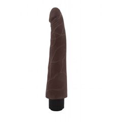 Flirtation Brown Vibrating Dildo-thumb-2
