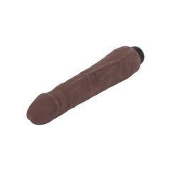 Flirtation Brown Vibrating Dildo-thumb-1