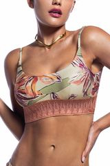 Γυναικείο Μαγιό BLUEPOINT Bikini Top "Water Color" Floral #3