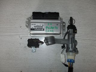 Kia Picanto '04 - '08 Σετ Εγκέφαλος Immobilizer Από Κινητήρα G4HE 1,0cc