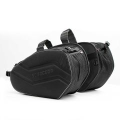 NORDCODE ΤΣΑΝΤΕΣ ΠΛΑΙΝΕΣ ΣΑΚΩΝ X-CARGO ΜΑΥΡΕΣ 25L+25L