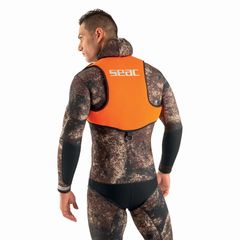 Seac Sub Vest Γιλέκο Βαρών Πλάτης Fluo Orange