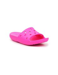 Crocs Παιδικά Ανατομικά Παπουτσάκια Θαλάσσης Classic Slide 206396-6QQ Ροζ