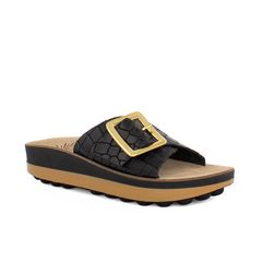 Γυναικεία Δερμάτινα σανδάλια Ανατομικά SUNNY SANDALS LISA-35 BLACK