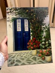 Πίνακας ζωγραφικης λάδι σε μουσαμά!!!