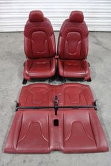Σαλόνι κομπλέ AUDI TT 8J8 Coupe κόκκινο δέρμα