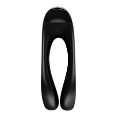 Satisfyer Candy Cane Finger Vibrator Black-thumb-3