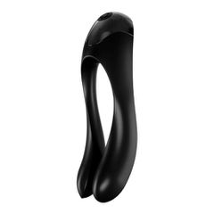 Satisfyer Candy Cane Finger Vibrator Black-thumb-2