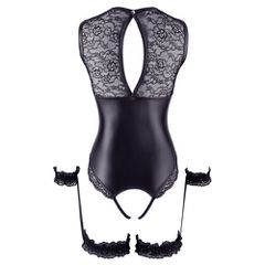 Cottelli Bondage Matte Body with Open Cups-thumb-3