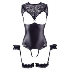Cottelli Bondage Matte Body with Open Cups-thumb-2