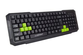 Esperanza EGK102G keyboard USB Black (US)