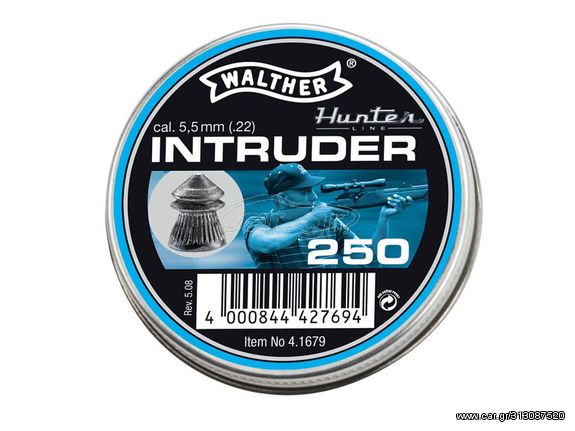 Βλήματα Walther Intruder 5.5 mm (250τεμ) 4.1679