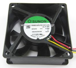 ΑΝΕΜΙΣΤΗΡΑΣ 24V DC 70x70x25mm 3-C 4.6W 0.2A 83m3/h 45dBA ΡΟΥΛΕΜΑΝ SUNON