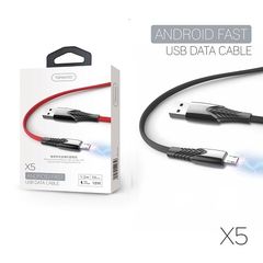 TRANYOO ANDROID FAST USB DATA CABLE X5-V ΚΑΛΩΔΙΟ ΦΟΡΤΙΣΗΣ 1 ΜΕΤΡΟ