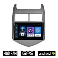 CHEVROLET AVEO (μετά το 2011) Android οθόνη αυτοκίνητου 4GB με GPS WI-FI (ηχοσύστημα αφής 9" ιντσών OEM Youtube Playstore MP3 USB Radio Bluetooth Mirrorlink εργοστασιακή, 4x60W, AUX) CH55-4GB