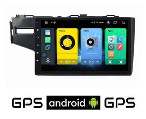 HONDA JAZZ (μετά το 2013) Android οθόνη αυτοκίνητου με GPS WI-FI (ηχοσύστημα αφής 10" ιντσών OEM Youtube Playstore MP3 USB Radio Bluetooth Mirrorlink εργοστασιακή, 4x60W, AUX) HO65