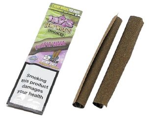 Πουρόφυλλα Jays Hemp Wraps Purple Wave  με 2 Πουρόφυλλα παγωτό σταφύλι - 1 Πακετάκι