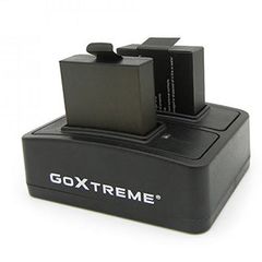 GOXTREME DUAL BATTERY CHARGER/VISION,IMPULSE GX1492