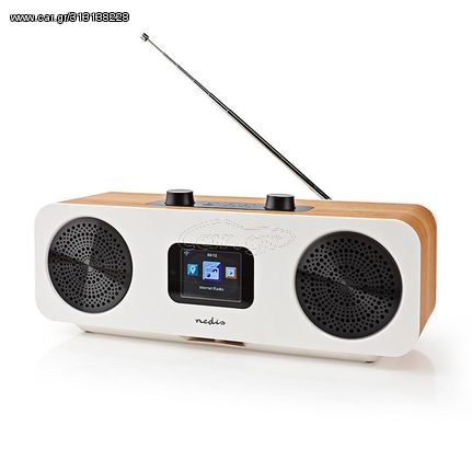 NEDIS RDIN2500WT Internet Radio Table Design Bluetooth/Wi-Fi DAB+/FM/Internet 2. 233-2010