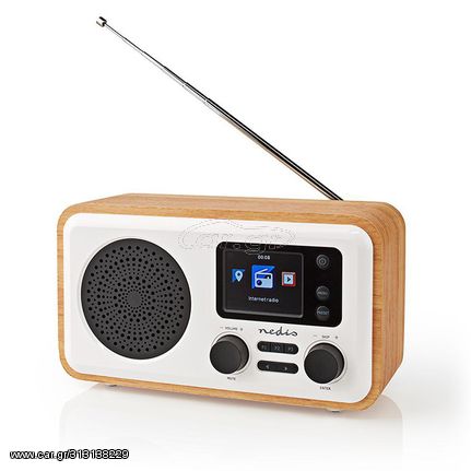 NEDIS RDIN2000WT Internet Radio Table Design Bluetooth/Wi-Fi DAB+/FM/Internet 2. 233-2009