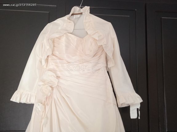 Νυφικό με μπολερό-thumb-6