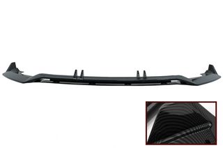 ΕΜΠΡΟΣ ΣΠΟΙΛΕΡ  - Front Bumper Add-On Spoiler Lip suitable for Audi A4 B9 8W S-Line (2016-2018) Carbon Look