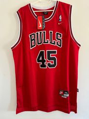 Φανέλα Εμφάνιση Nike Michael Jordan 45 Chicago Bulls 1995 Μέγεθος XXL Κόκκινη
