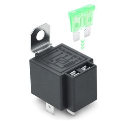 Ρελέ 5-Pin SPST 12 Volt 30A με ασφάλεια