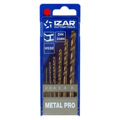 Σετ Τρυπάνια Κοβαλτίου - Izar DIN 338 6 - PCS