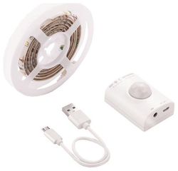 ΤΑΙΝΙΑ LED ΜΕ ΑΙΣΘΗΤΗΡΑ ΚΙΝΗΣΗΣ 1M 2,4W 3,7V 3000K IP65 PRO